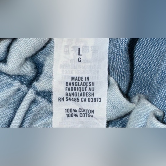 aerie DreamSoft High Rise Denim Joggers with Paperbag Waist in Vintage Blue L - Picture 10 of 13